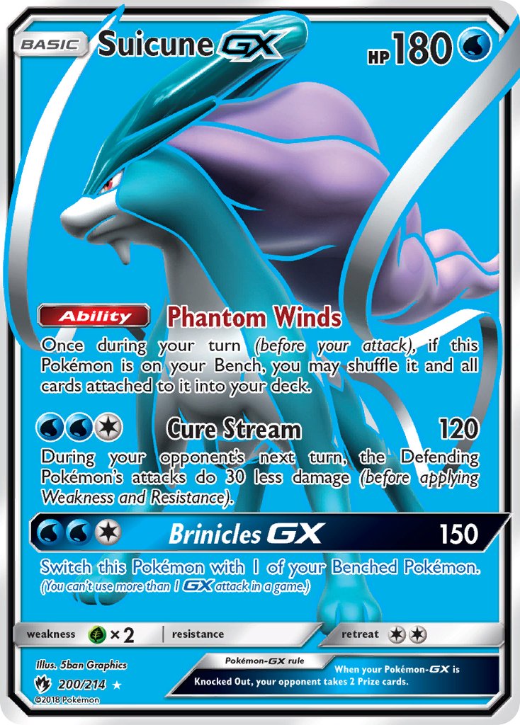 Suicune-GX - 200 - Lost Thunder