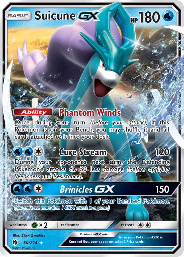 Suicune-GX - 60 - Lost Thunder