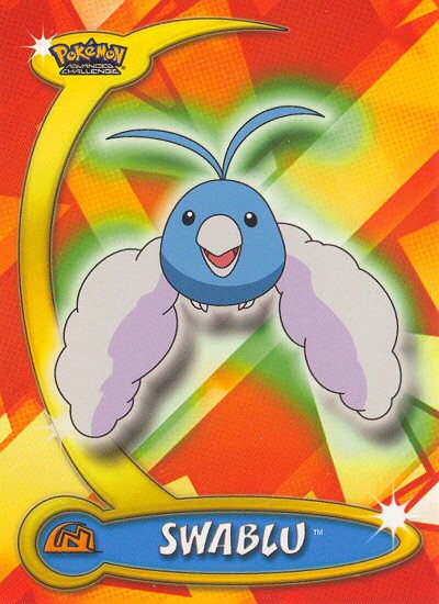 Swablu - 72 - Topps - Pokemon Advanced Challenge - front