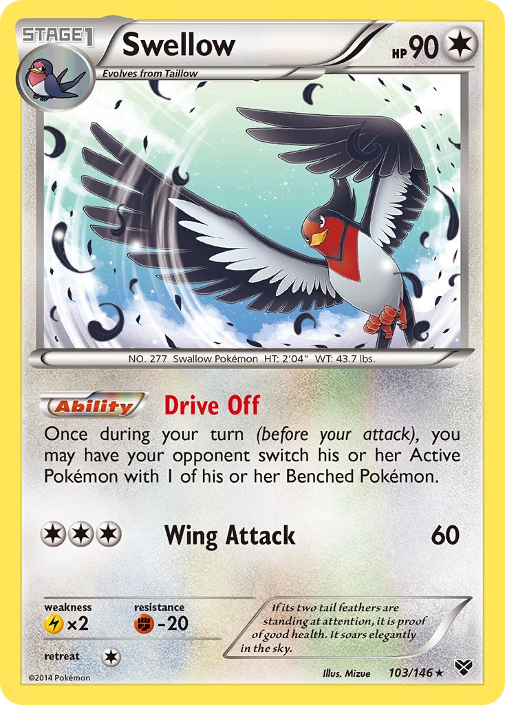 Swellow - 103 - XY