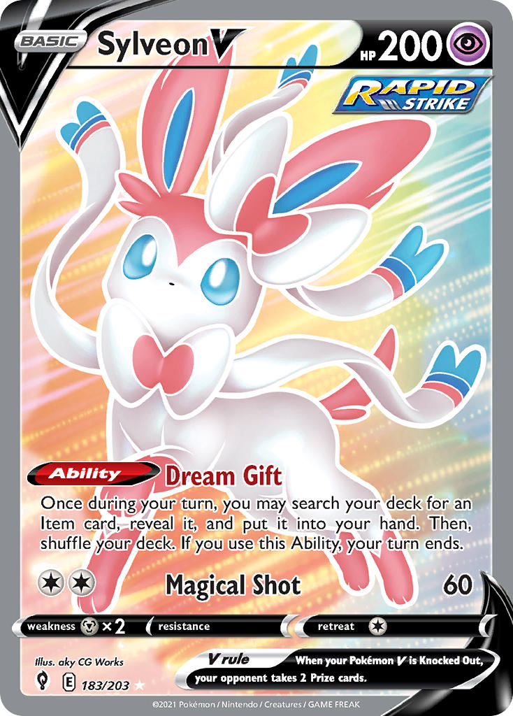 Sylveon V - 183 - Evolving Skies