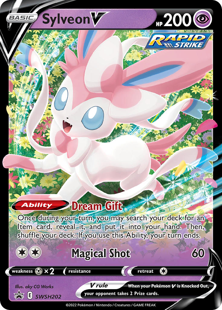 Sylveon V - SWSH202 - Sword & Shield Promos