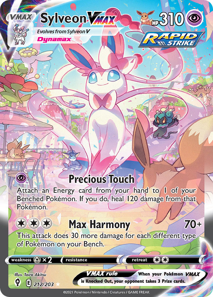 Sylveon VMAX - 212 - Evolving Skies