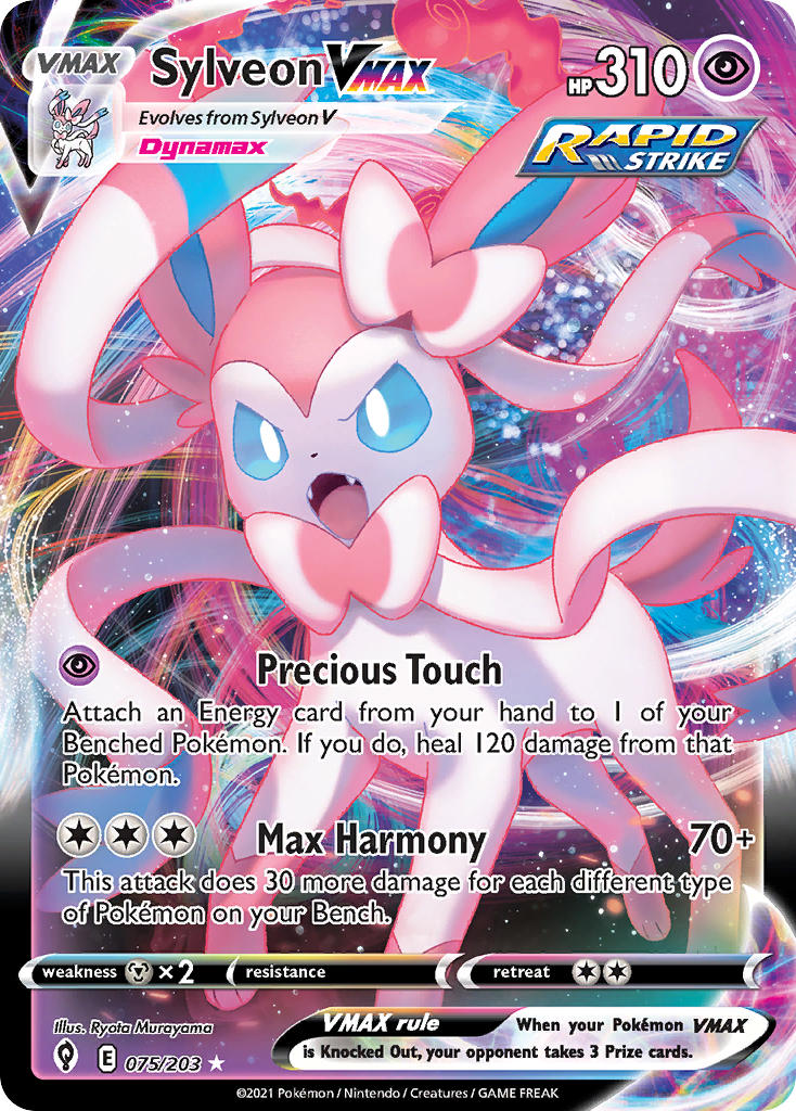 Sylveon VMAX - 75 - Evolving Skies