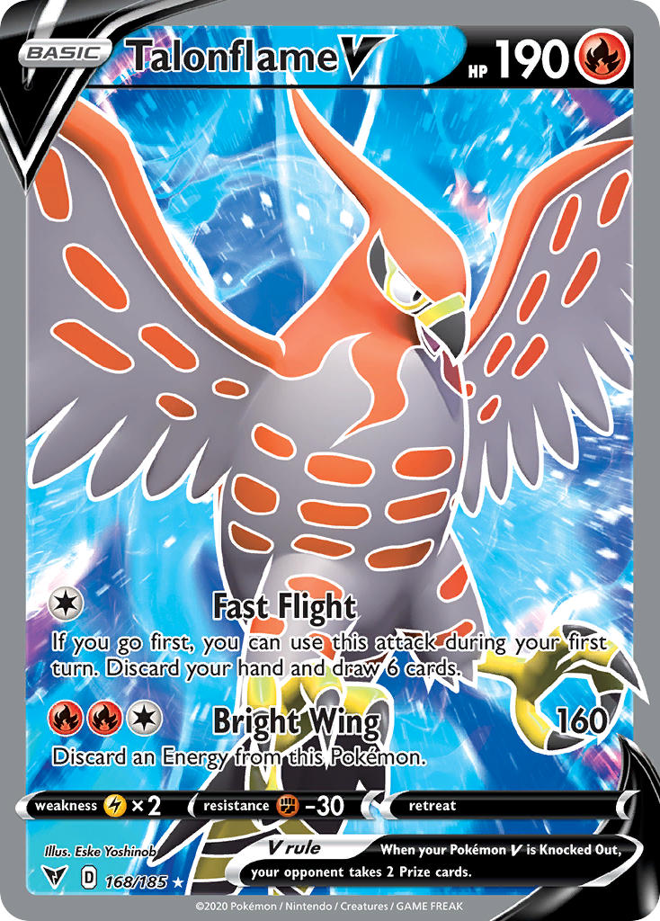 Talonflame V - 168 - Vivid Voltage