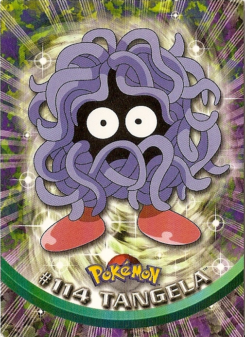 Tangela - 114 - Topps - Series 2 - front