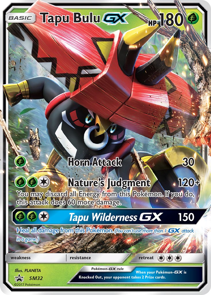 Tapu Bulu-GX - SM32 - Sun & Moon Promos