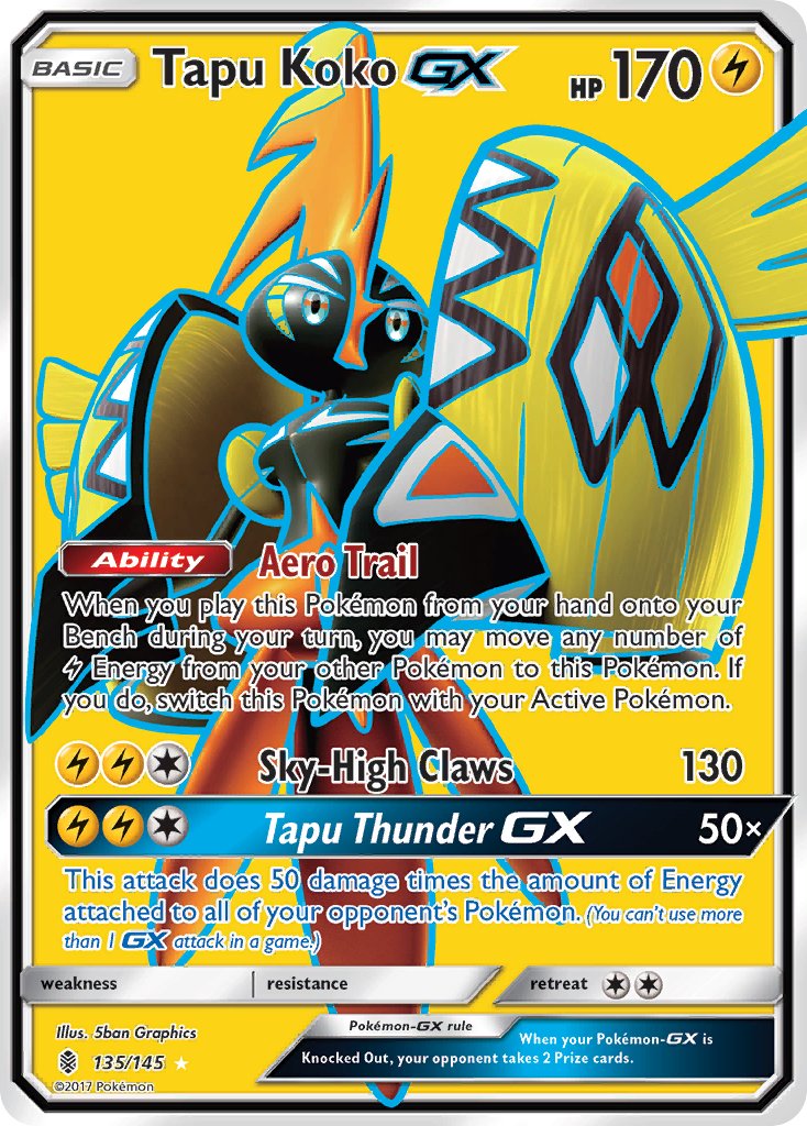 Tapu Koko-GX - 135 - Guardians Rising