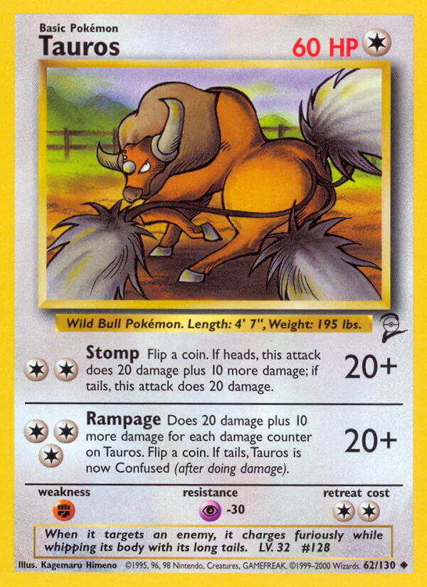 Tauros-62-Base Set 2