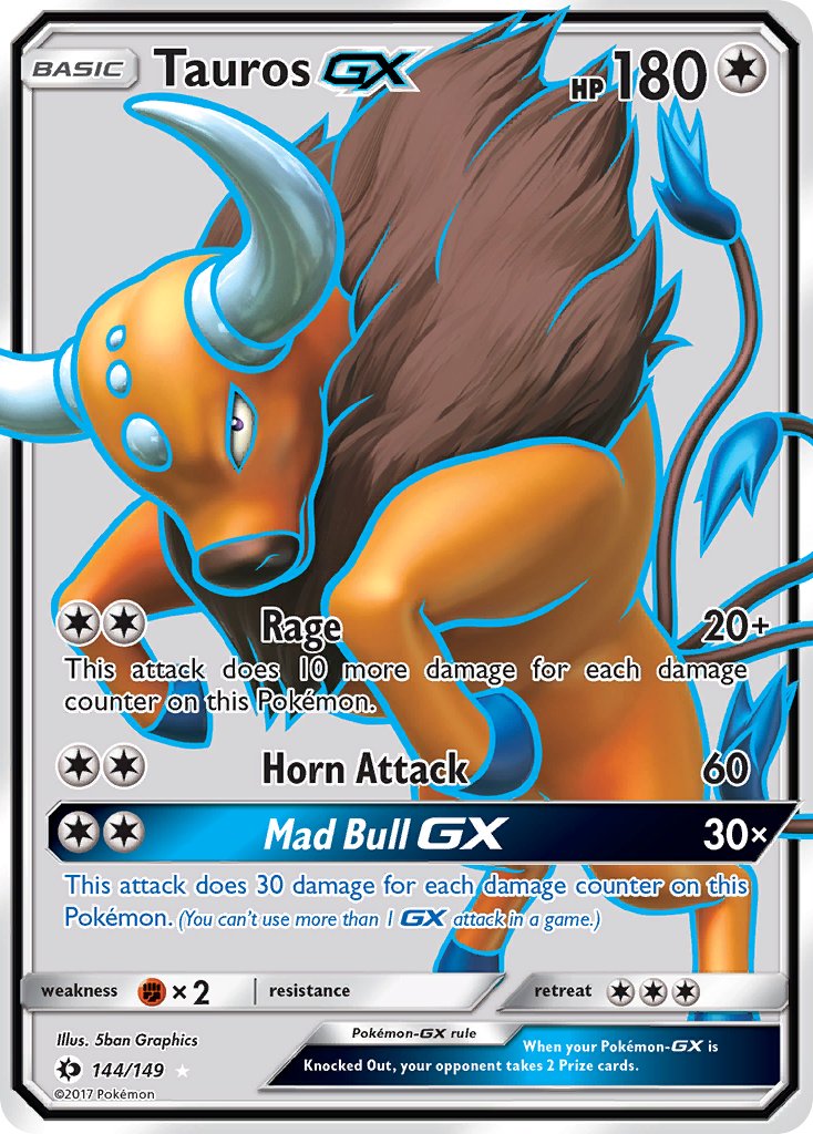 Tauros-GX - 144 - Sun & Moon