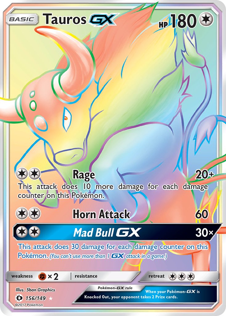 Tauros-GX - 156 - Sun & Moon