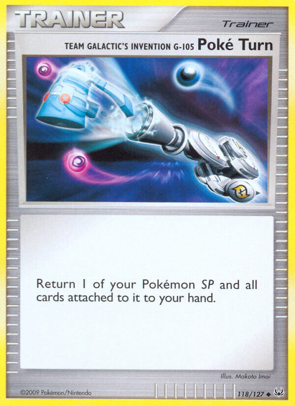 Team Galactic’s Invention G-105 Poké Turn - 118 - Platinum