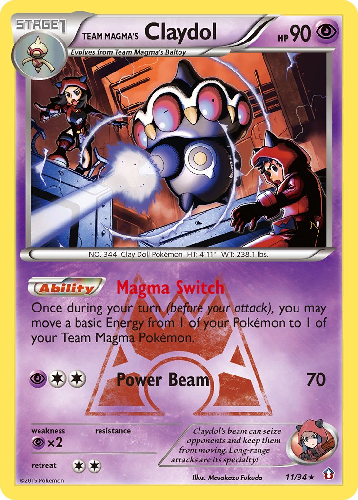 Team Magma’s Claydol