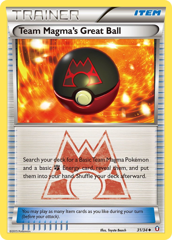 Team Magma’s Great Ball