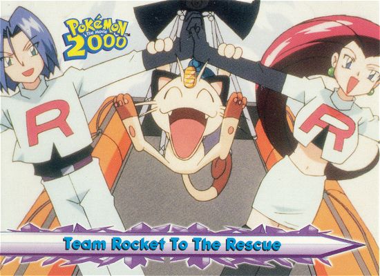 Team Rocket To The Rescue - 50 - Topps - Pokemon the Movie 2000 - front