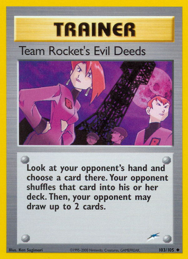Team Rocket’s Evil Deeds