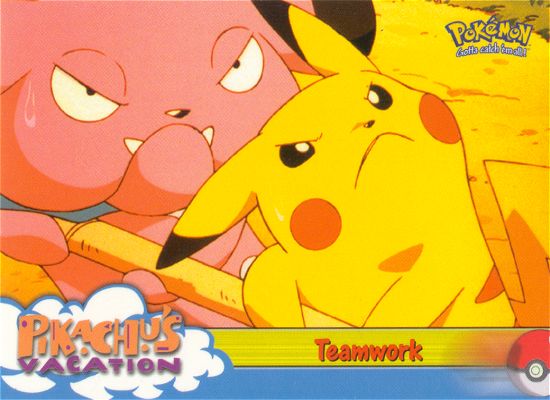 Teamwork - 54 - Topps - Pokemon the first movie - front