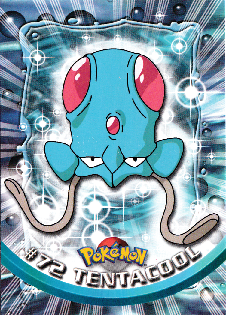 Tentacool - 72 - Topps - Series 1 - front