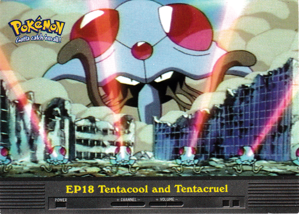 Tentacool and Tentacruel - EP18 - Topps - Series 2 - front