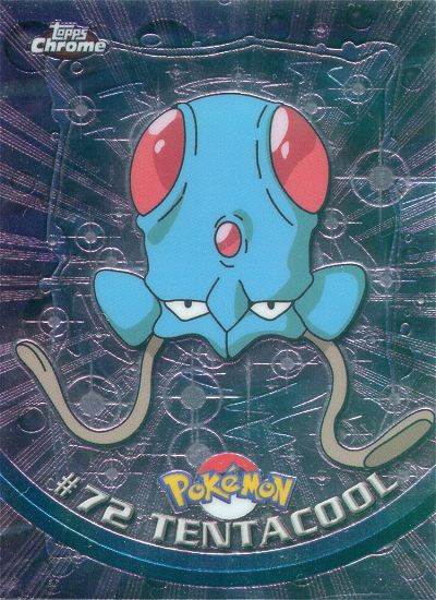 Tentacool - 72 - Topps - Chrome series 1 - front