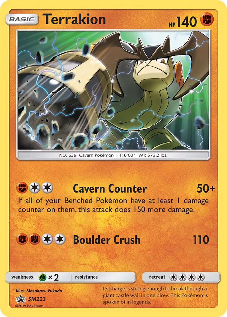 Terrakion - SM223 - Sun & Moon Promos