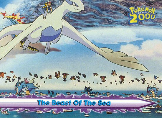The Beast Of The Sea - 66 - Topps - Pokemon the Movie 2000 - front