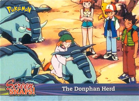 The Donphan Herd - snap09 - Topps - Johto series - front