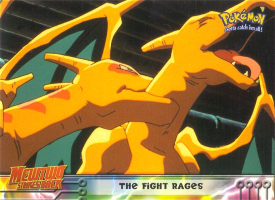 The Fight Rages - 35 - Topps - Pokemon the first movie - front