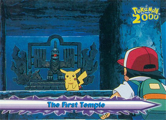 The First Temple - 32 - Topps - Pokemon the Movie 2000 - front