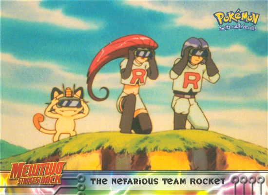 The Nefarious Team Rocket - 12 - Topps - Pokemon the first movie - front
