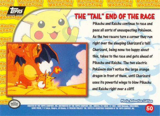 the tail end of the race card