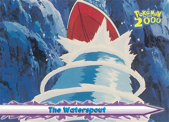 The Watersprout - 42 - Topps - Pokemon the Movie 2000 - front