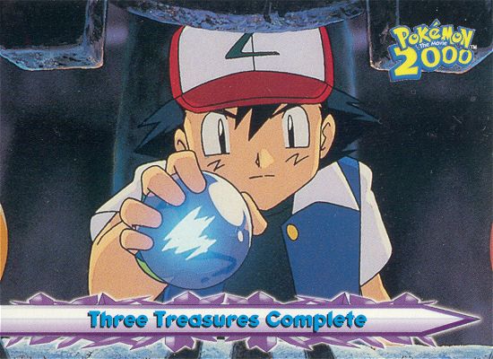 Three Treasures Complete - 60 - Topps - Pokemon the Movie 2000 - front