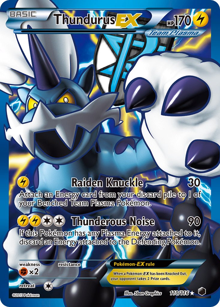 Thundurus-EX - 110 - Plasma Freeze