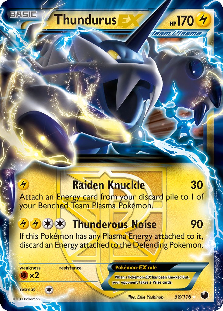 Thundurus-EX - 38 - Plasma Freeze