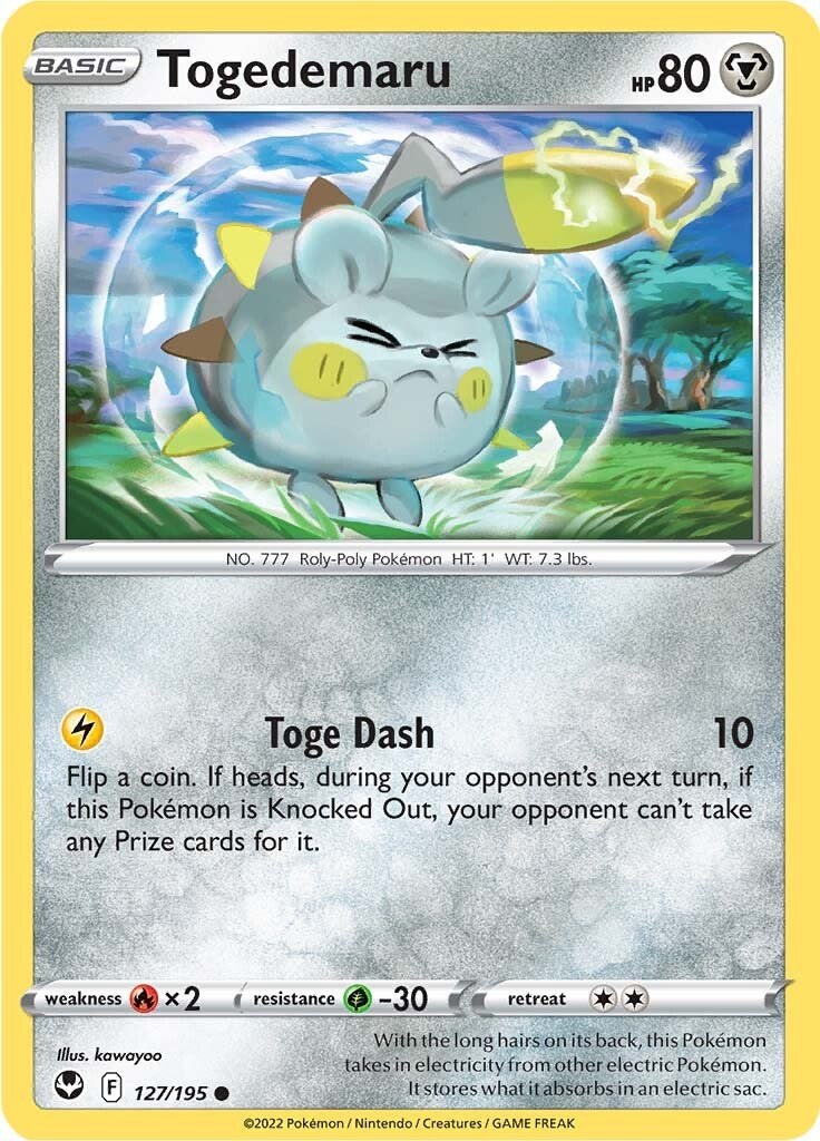 Togedemaru - 127 - Silver Tempest