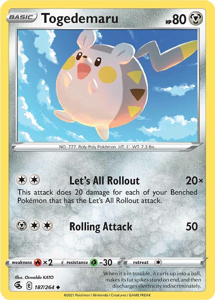 Togedemaru - 187 - Fusion Strike