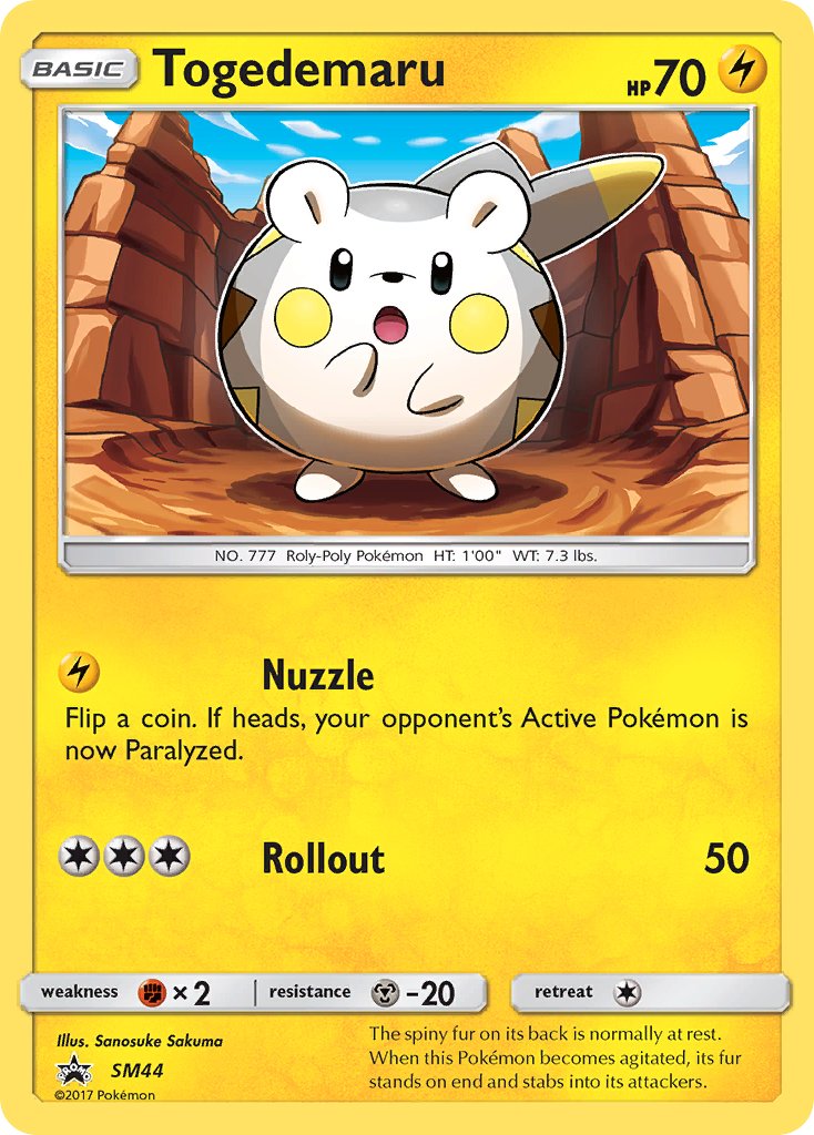 Togedemaru - SM44 - Sun & Moon Promos