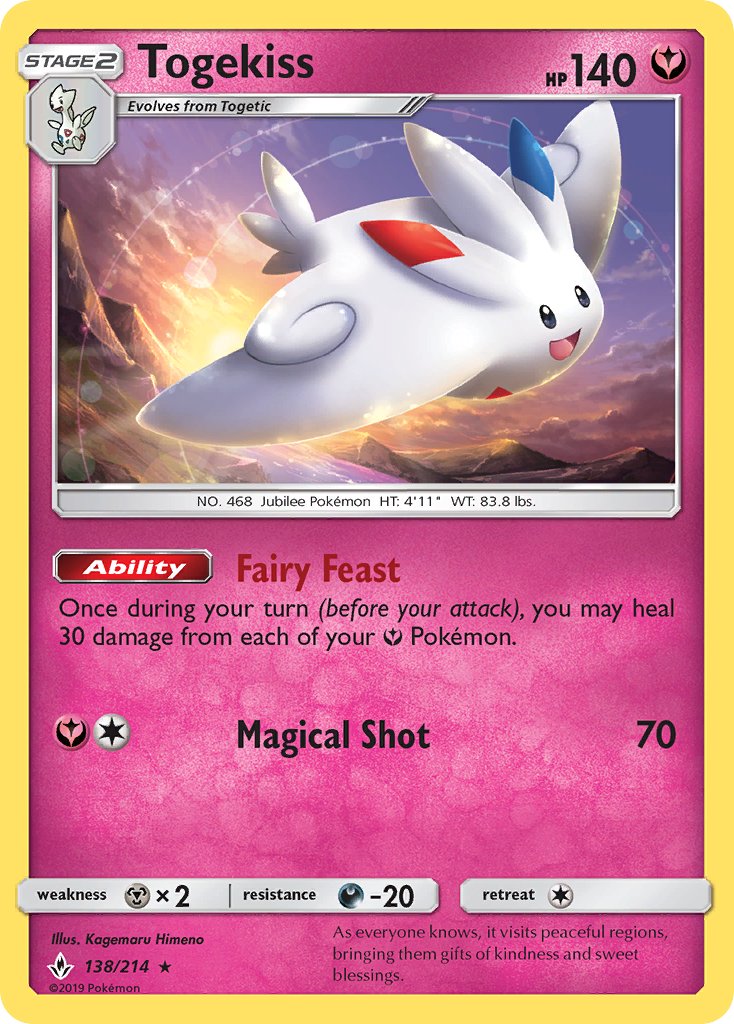 Togekiss - 138 - Unbroken Bonds