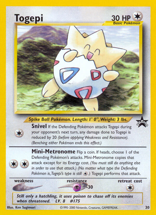 Togepi - 30 - Wizards Black Star Promos