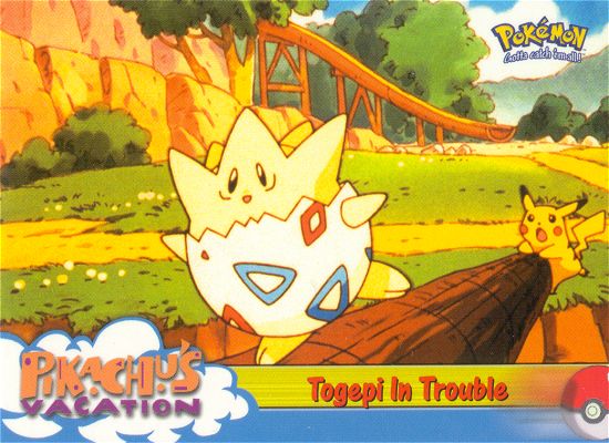 Togepi in Trouble - 45 - Topps - Pokemon the first movie - front