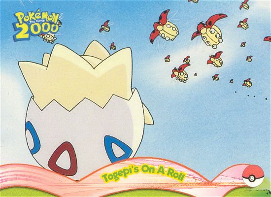 Togepi's On A Roll - 1 - Topps - Pokemon the Movie 2000 - front