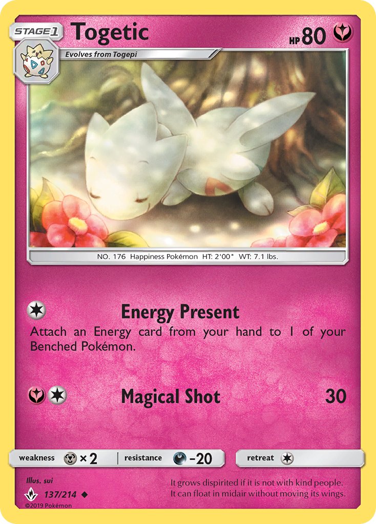 Togetic - Undaunted Pokémon card 39/90