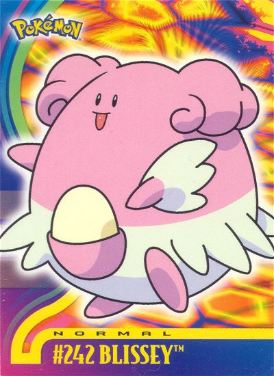 Blissey - 242 - Topps - Johto series - front