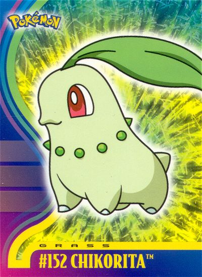 Chikorita - 152 - Topps - Johto series - front