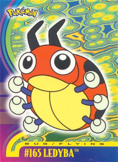 Ledyba - 165 - Topps - Johto series - front