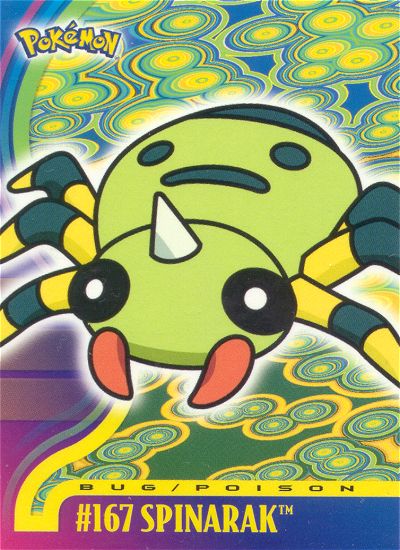 Spinarak - 167 - Topps - Johto series - front