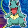 Totodile - 158 - Topps - Johto series - front