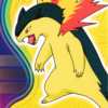 Typhlosion - 157 - Topps - Johto series - front