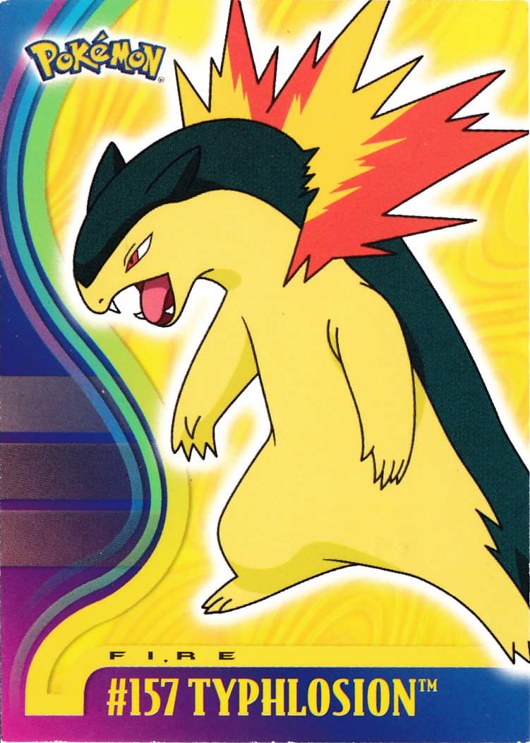 CARD POKEMON POKEDEX EC VOL. II #157 TYPHLOSION 2023 Johto PERU South  America